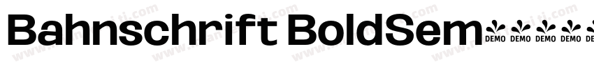 Bahnschrift BoldSem字体转换